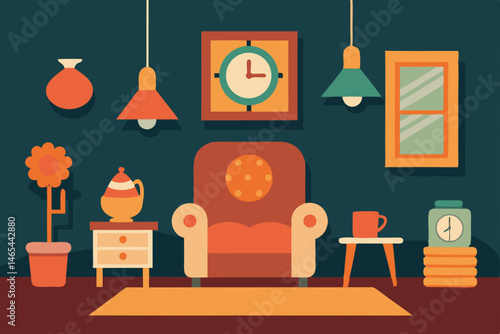 grandparent s living room decorated with handmade .svg