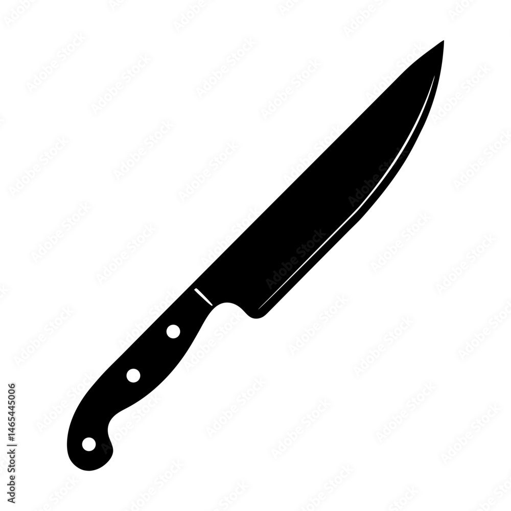 Palette Knife silhouette vector Palette Knife silhouette vector