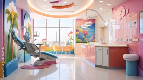 A photo of a pediatric dental office