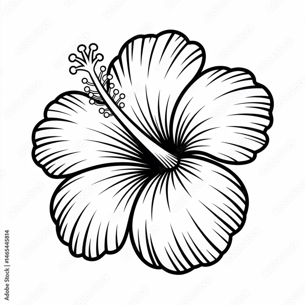 Obraz premium A simple black outline drawing of a laurel wreath on a plain white background illustration art