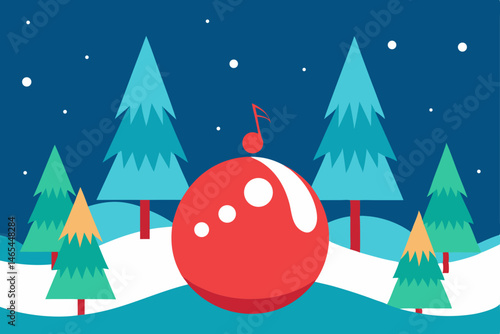 musical forest where giant ornaments hum holiday 