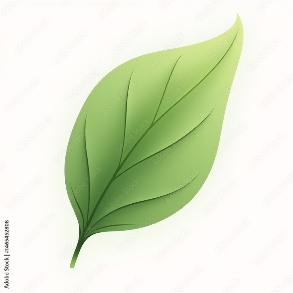 Fototapeta premium Vector style illustration of a leaf