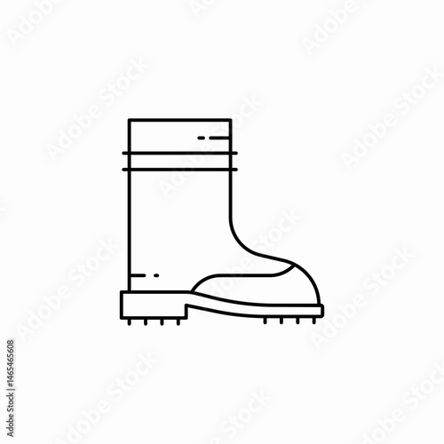 boot work icon sign vector