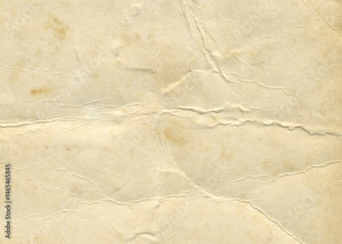 Old paper texture. Vintage antique sheet paper texture. Aged and yellowed paper background.	