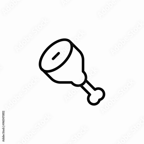 ham food icon sign vector