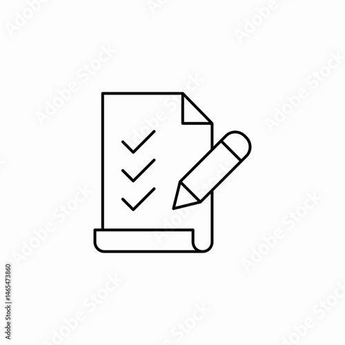 list check icon sign vector