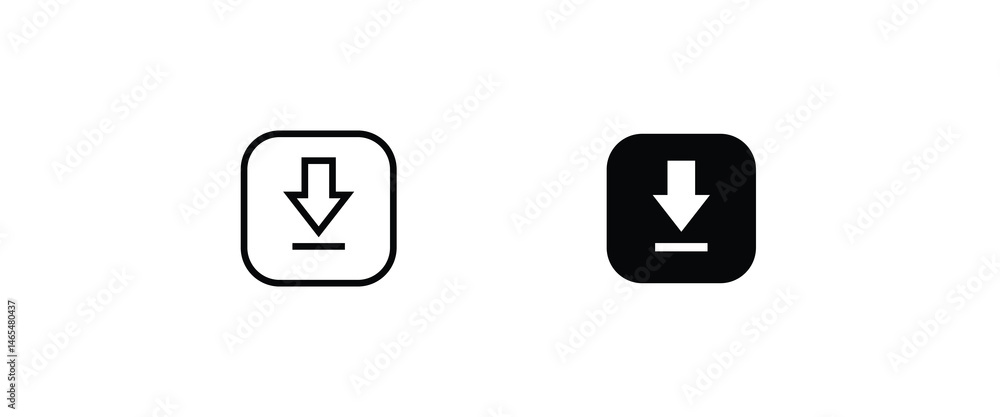 Download flat vector icon. install symbol. Download icon. Upload button. Load symbol. Modern, simple flat vector illustration Download flat vector icon. install symbol. Download icon. Upload button. Load symbol. Modern, simple flat vector illustration
