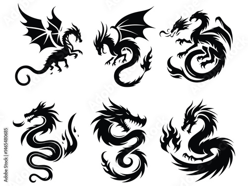 Dragon Vector Icon Pack