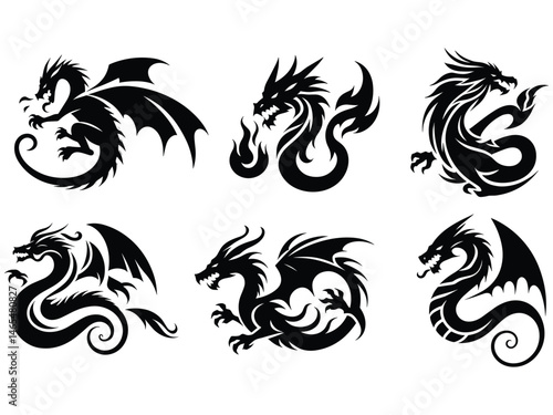 Dragon Vector Icon Pack