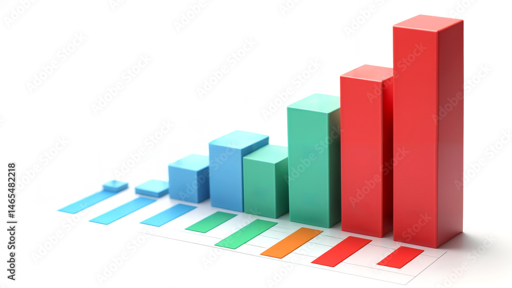 Growth chart illustrating trends in data over time with colorful bars and lines in a clean layout for effective analysis Growth chart illustrating trends in data over time with colorful bars and lines in a clean layout for effective analysis