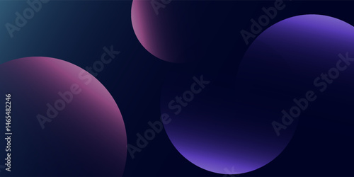 three dimensional earth dark blue and purple circle background