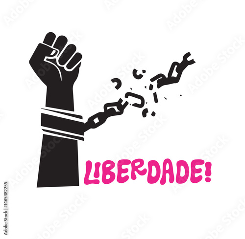 Liberdade, quebrando correntes