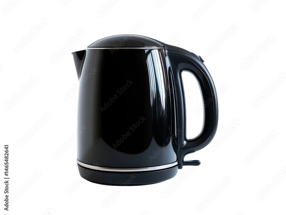 Isolated Sleek Black Kettle Isolated Sleek Black Kettle