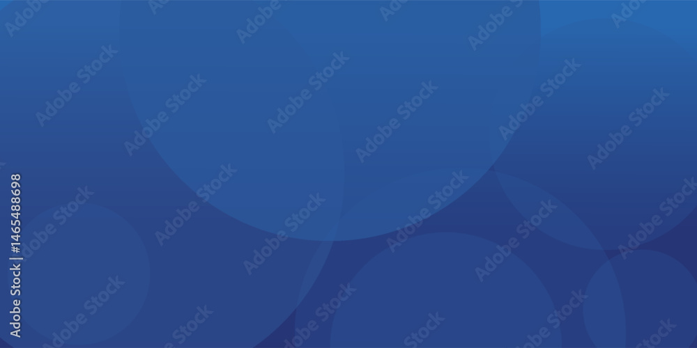 Fototapeta premium Abstract blue background with circles. Vector illustration