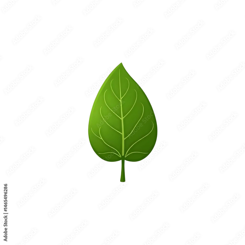 green leaf icon on white background, minimal nature symbol, high quality PNG isolated on transparent background green leaf icon on white background, minimal nature symbol, high quality PNG isolated on transparent background