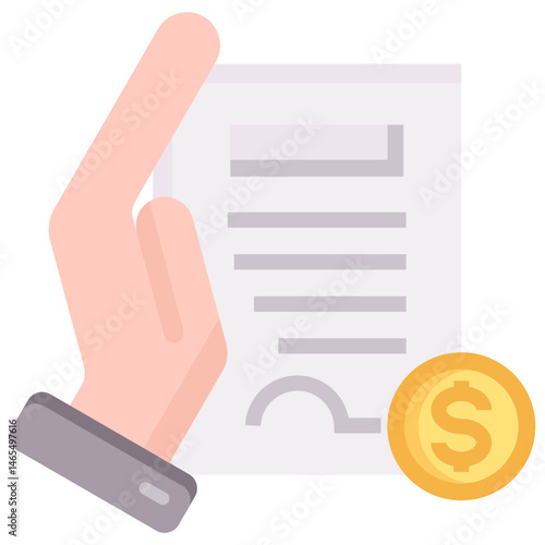 Salary Document Icon