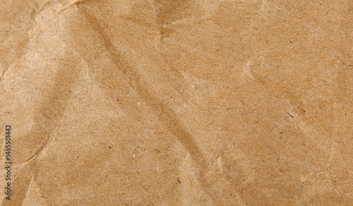 Obraz na płótnie Brown texture kraft paper, recycled cardstock. Old crumpled recycled paper of old crumpled recycled paper w salonie