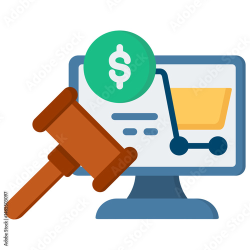 Online Auctions Icon