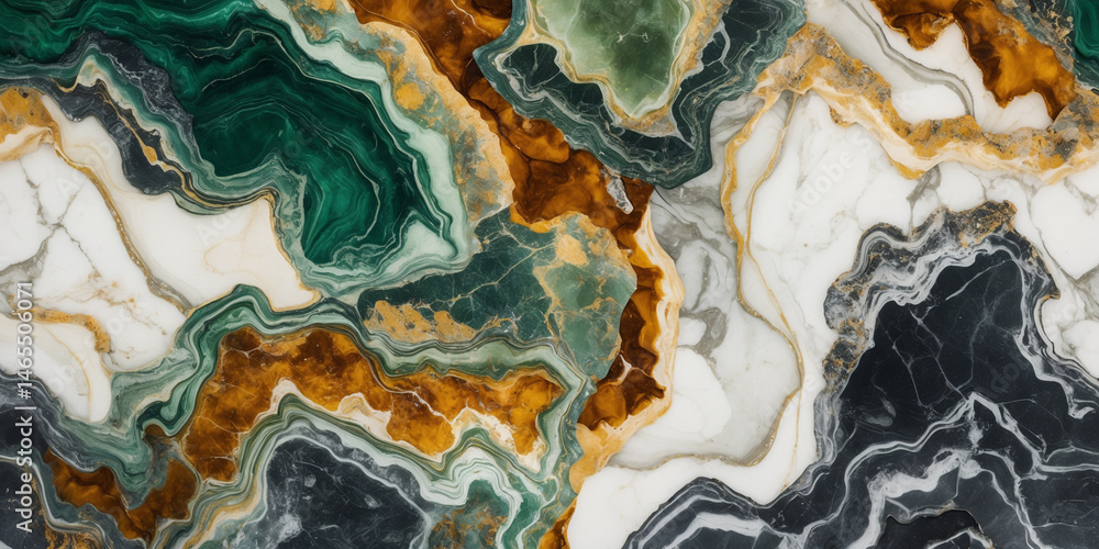 Abstract Emerald, Gold, and Grey Swirl Marble Texture Luxurious Background Image Abstract Emerald, Gold, and Grey Swirl Marble Texture Luxurious Background Image