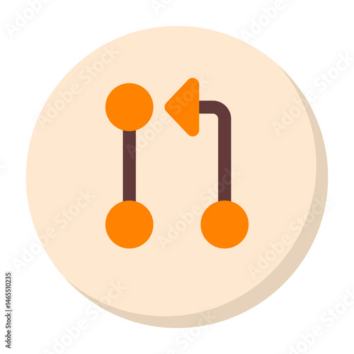 Pull Request Flat Octicon Icon