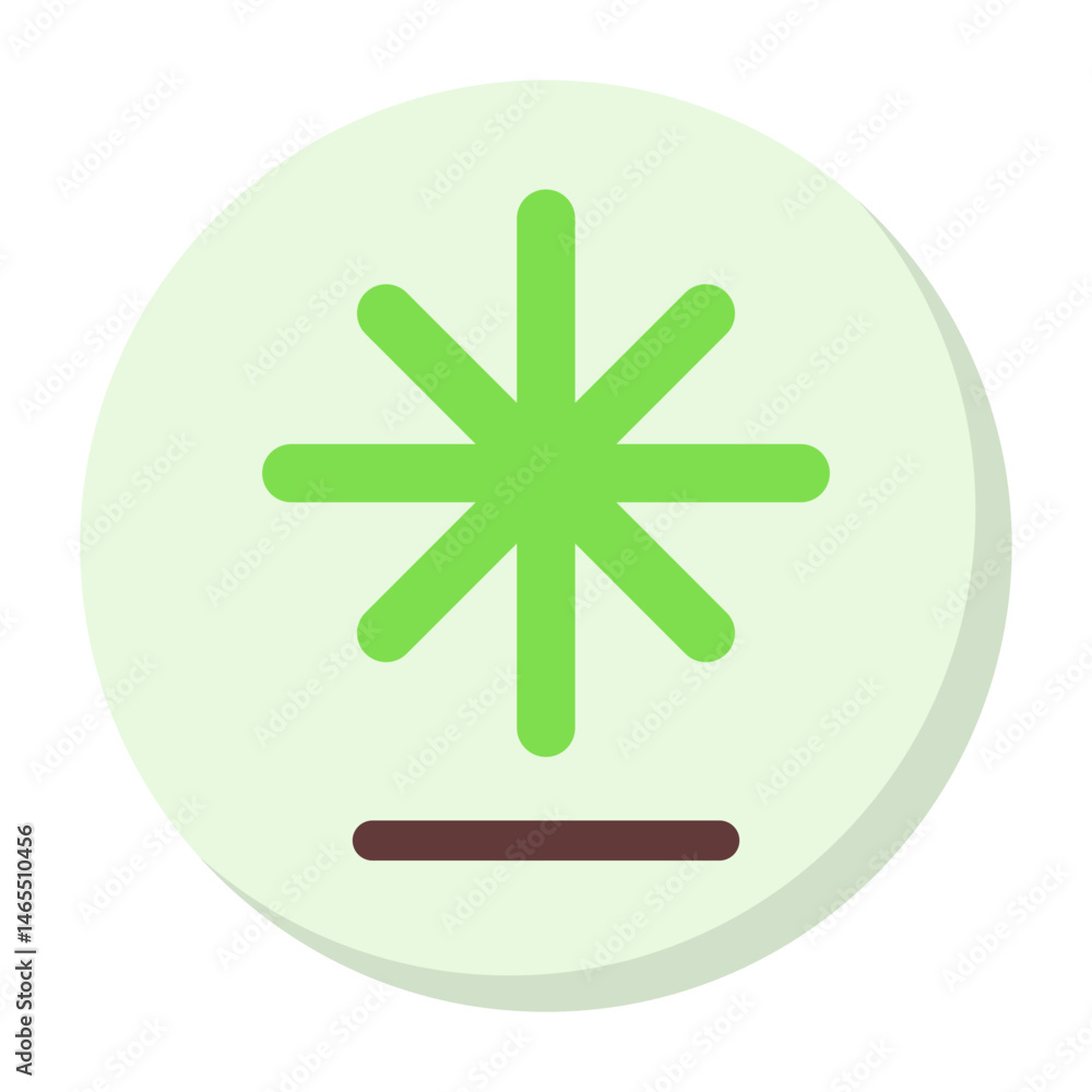 Fototapeta premium North Star Flat Octicon Icon