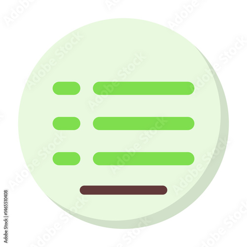 List Unordered Flat Octicon Icon