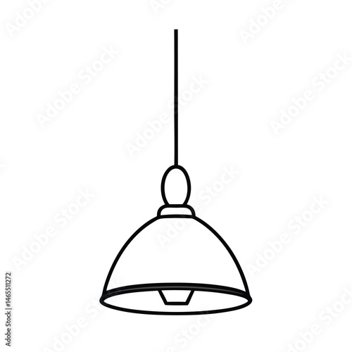 old lamp isolated on white background