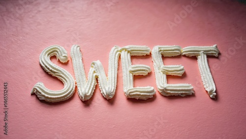 Word sweet designed with ic...