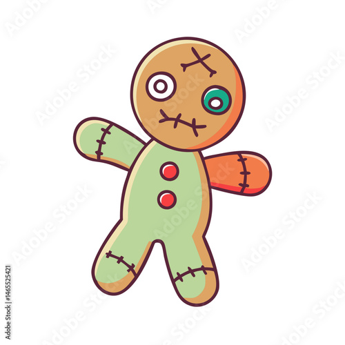 Voodoo doll halloween spooky creepy cursed doll witchcraft magic ritual occult horror zombie doll