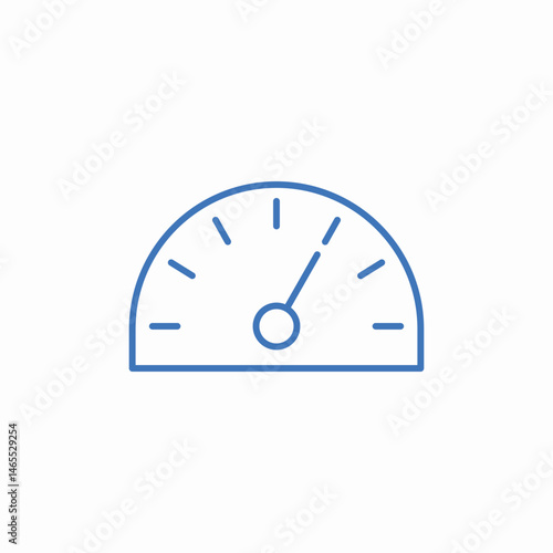 speed slightly above icon sign vector