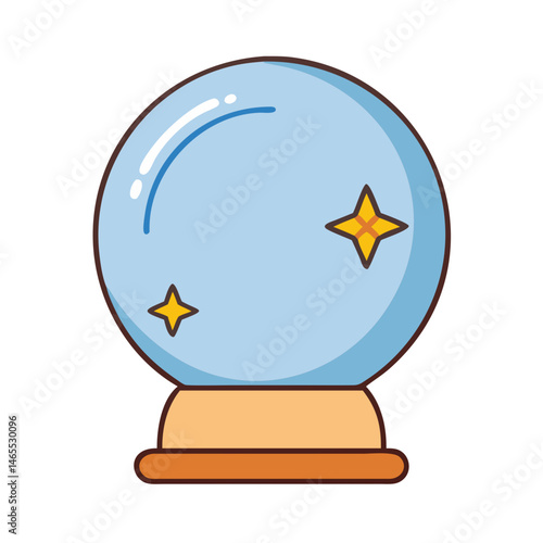 Crystal ball future fortune teller magic ball prediction astrology mystical divination stars sphere gazing