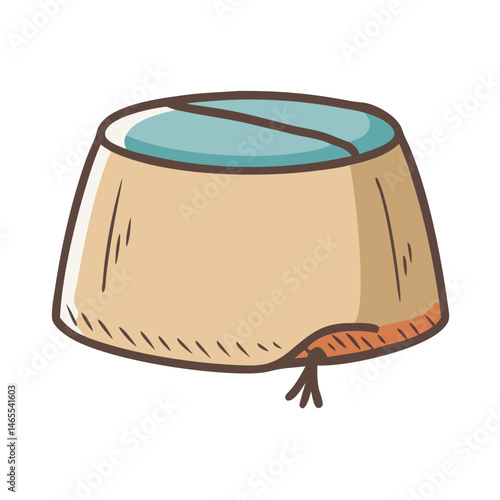men s traditional cap kufi icon, men s traditional cap kufi vector illustration-simple illustration of men s traditional cap kufi, perfect for men s traditional cap kufi logos and icons