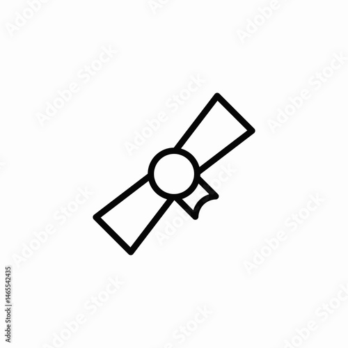 award certificate icon sign vector