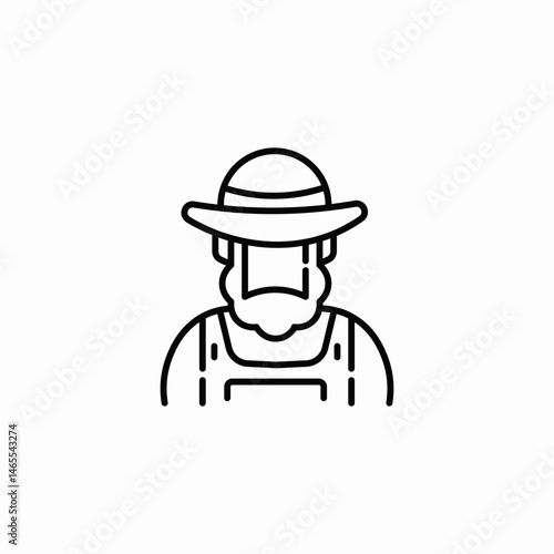 bee keeper icon sign vector