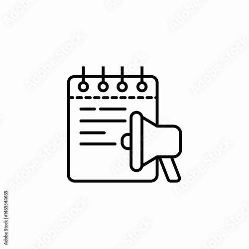 calendar announcement icon sign vector