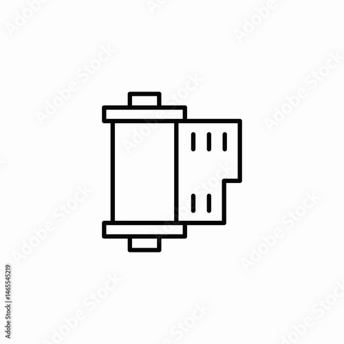 camera film icon sign vector