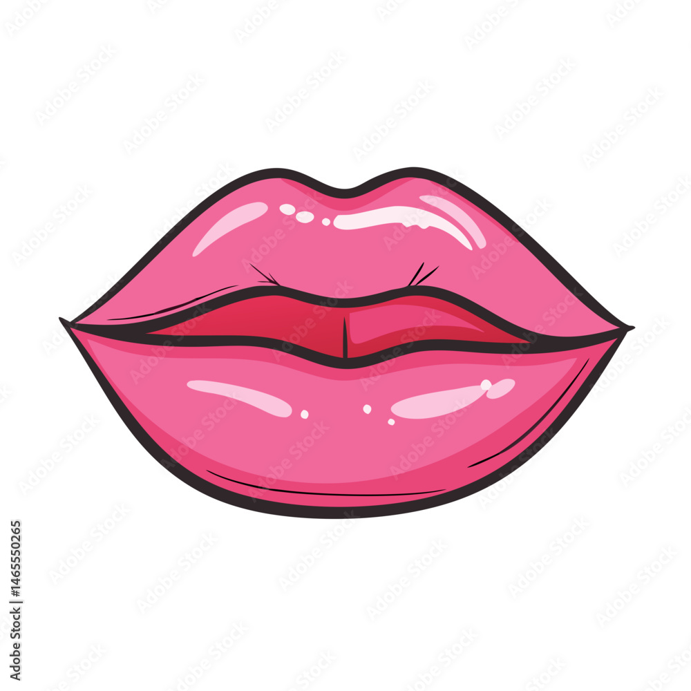 pink lips icon, pink lips vector illustration-simple illustration of pink lips, perfect for pink lips logos and icons pink lips icon, pink lips vector illustration-simple illustration of pink lips, perfect for pink lips logos and icons