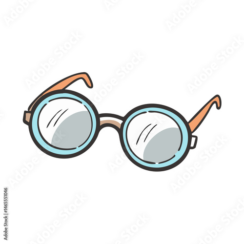 poet s glasses icon, poet s glasses vector illustration-simple illustration of poet s glasses, perfect for poet s glasses logos and icons