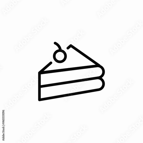 dessert sweet icon sign vector