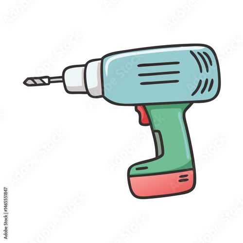 power drill icon, power drill vector illustration-simple illustration of power drill, perfect for power drill logos and icons