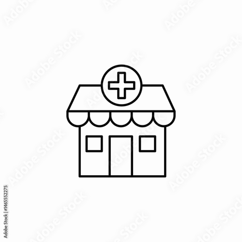drug store icon sign vector