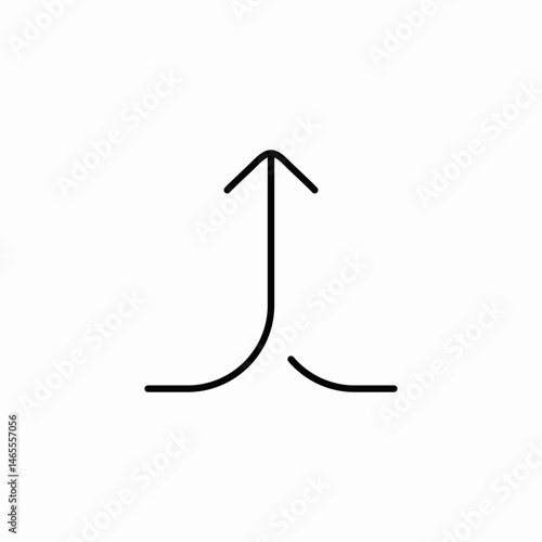 merge path icon sign vector