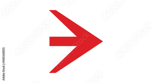 Free Download Red Right Arrow,Red Arrow Pointing Right,Red Arrow Illustration Isolated,Right-Pointing Minimalist Arrow Graphic on Transparent Background AI Generative - GFXLoad