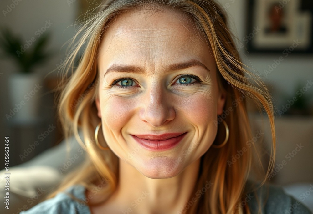 Female portrait with natural light and candid expressions Female portrait with natural light and candid expressions