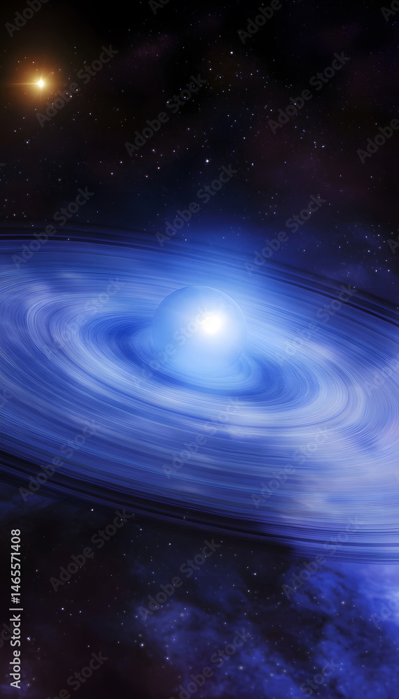 Ice Giant Star in Cosmic Transformation