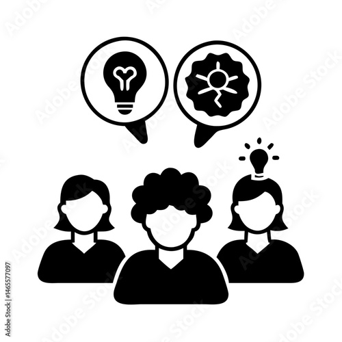 Collaboration and brainstorming leading to innovative ideas and problem solving solutions