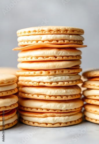 Wallpaper Mural stack of pancakes sitting on top of a table Torontodigital.ca