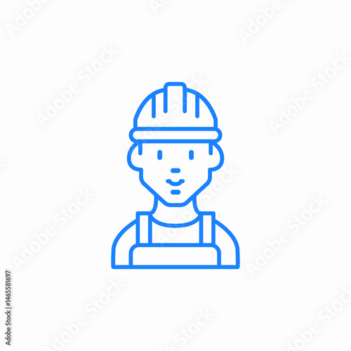 engineer person icon sign vector
