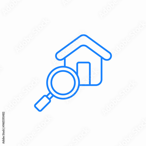 search house icon sign vector