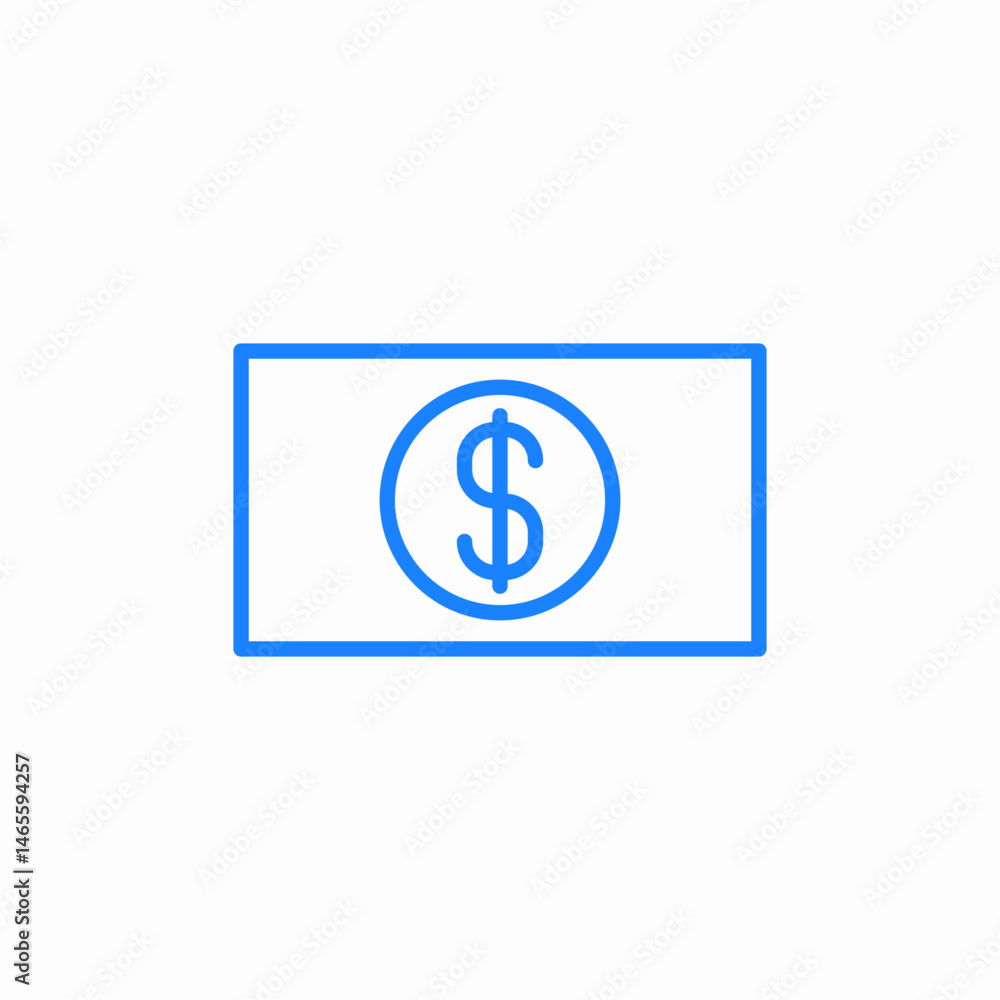 single dollar icon sign vector single dollar icon sign vector